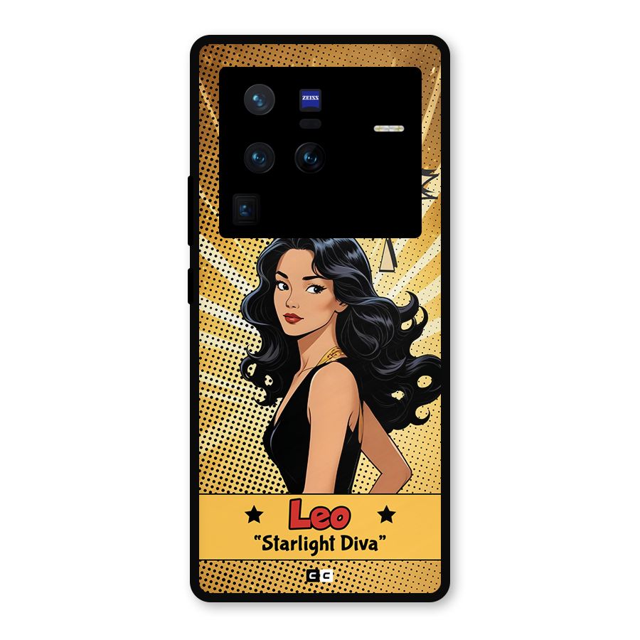 Diva Leo Metal Back Case for Vivo X80 Pro