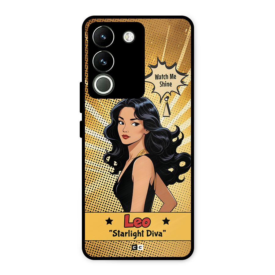 Diva Leo Metal Back Case for Vivo Y200