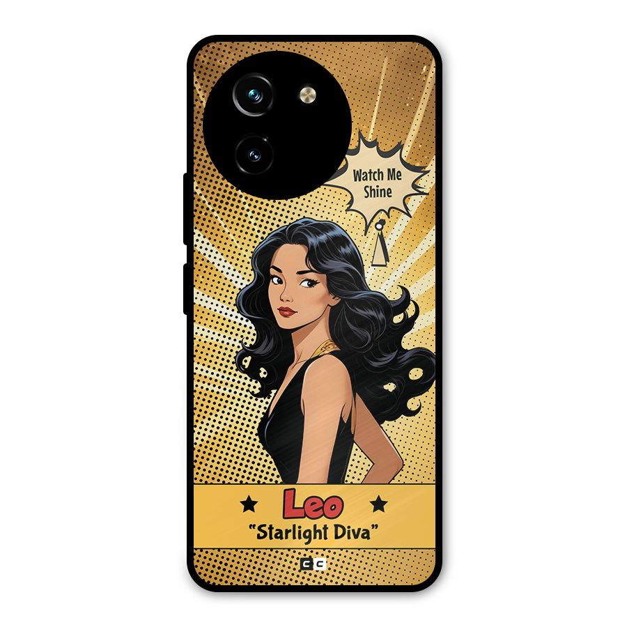 Diva Leo Metal Back Case for Vivo Y200i