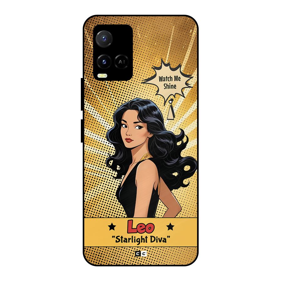 Diva Leo Metal Back Case for Vivo Y21 2021