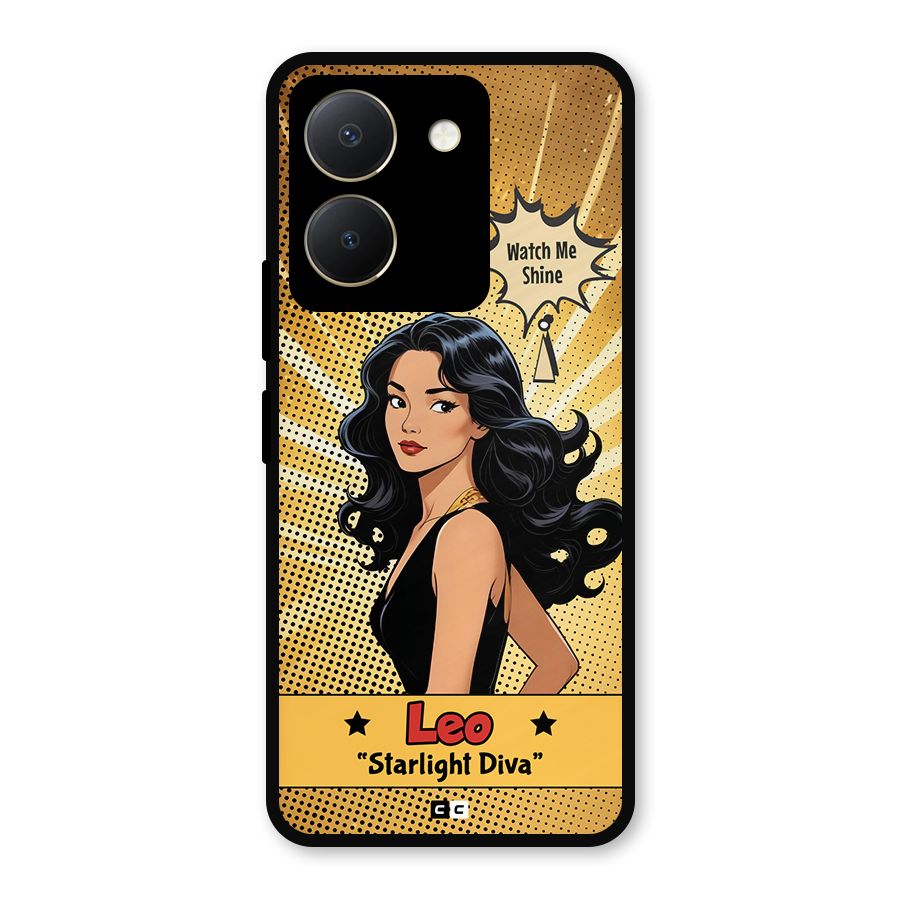 Diva Leo Metal Back Case for Vivo Y36