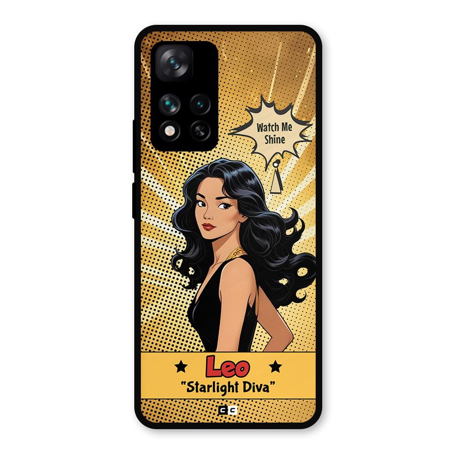 Diva Leo Metal Back Case for Xiaomi 11i 5G