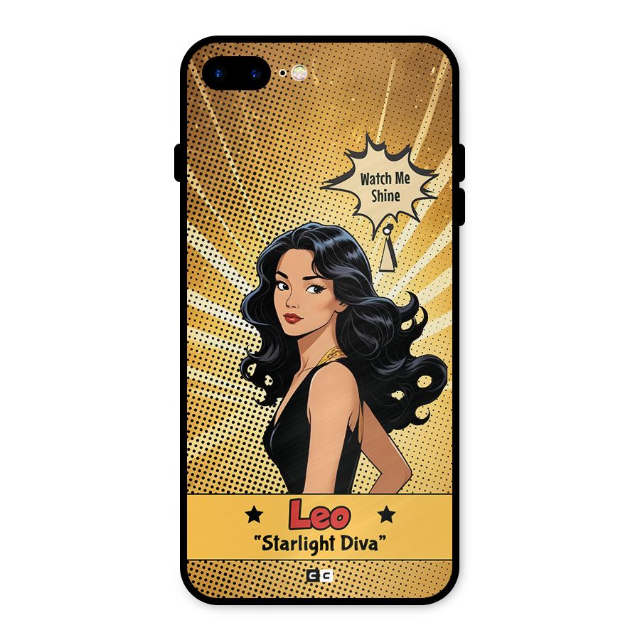 Diva Leo Metal Back Case for iPhone 8 Plus
