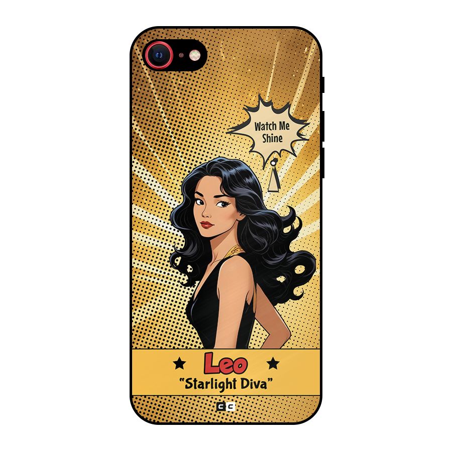 Diva Leo Metal Back Case for iPhone SE 2022