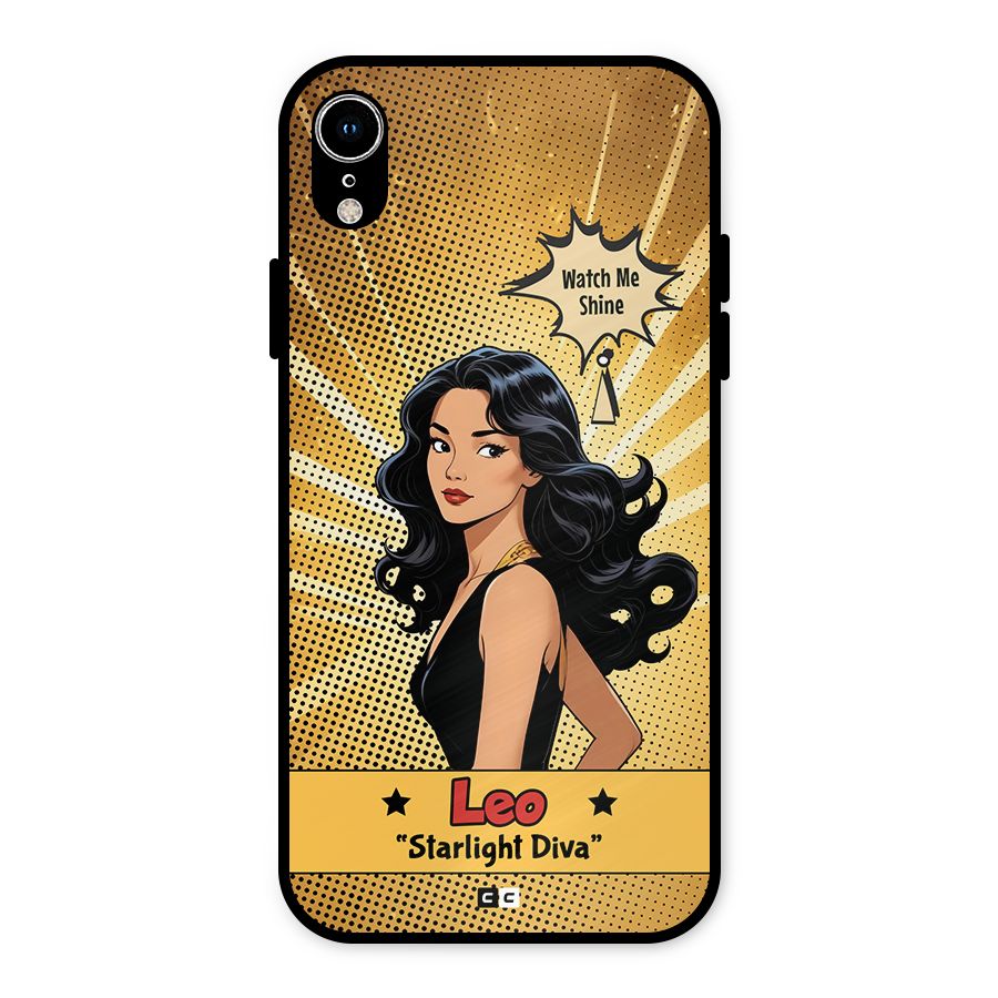 Diva Leo Metal Back Case for iPhone XR