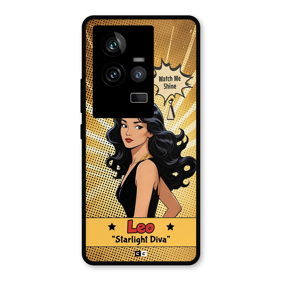 Diva Leo Metal Back Case for iQOO 11 5G