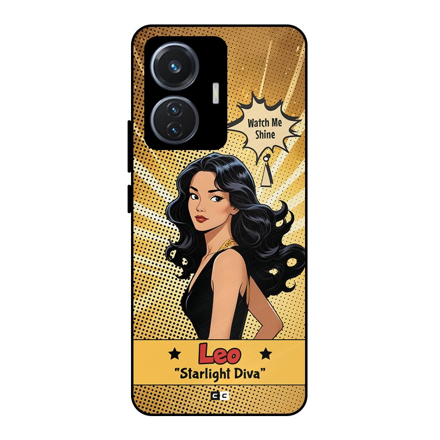 Diva Leo Metal Back Case for iQOO Z6 44W