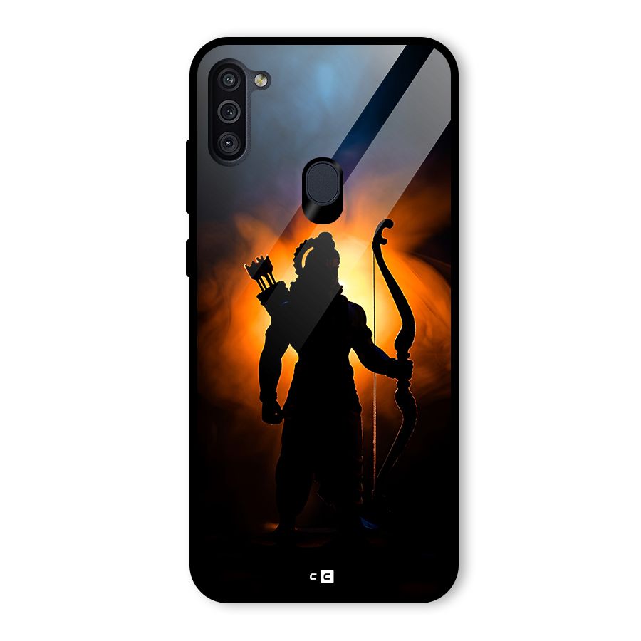 Divine Lord Glass Back Case for Galaxy M11