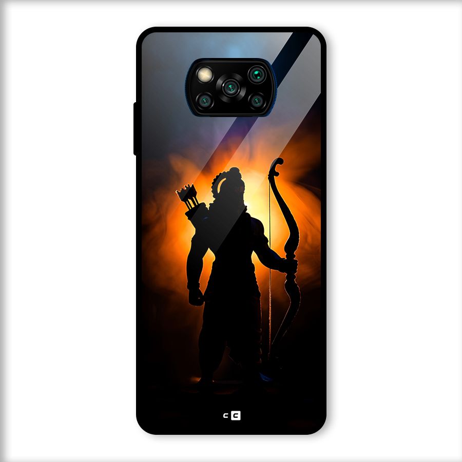 Divine Lord Glass Back Case for Poco X3