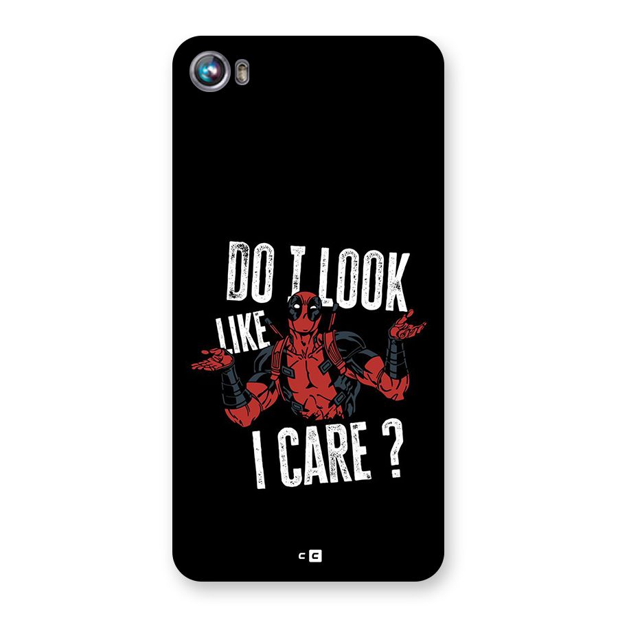 Do I Care Back Case for Canvas Fire 4 (A107)