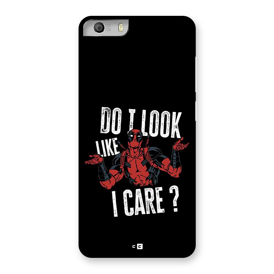 Do I Care Back Case for Canvas Knight 2