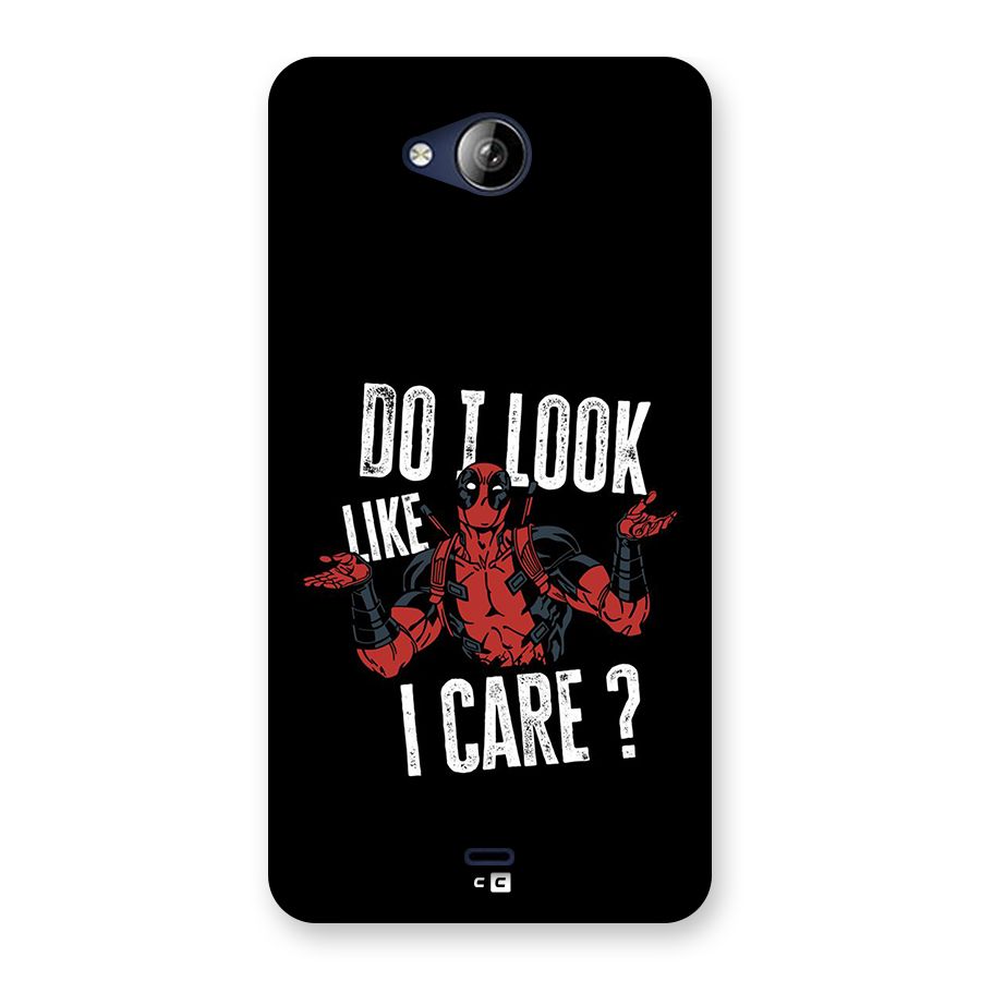 Do I Care Back Case for Canvas Play Q355