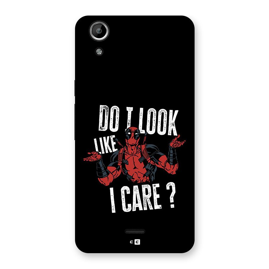 Do I Care Back Case for Canvas Selfie Lens Q345