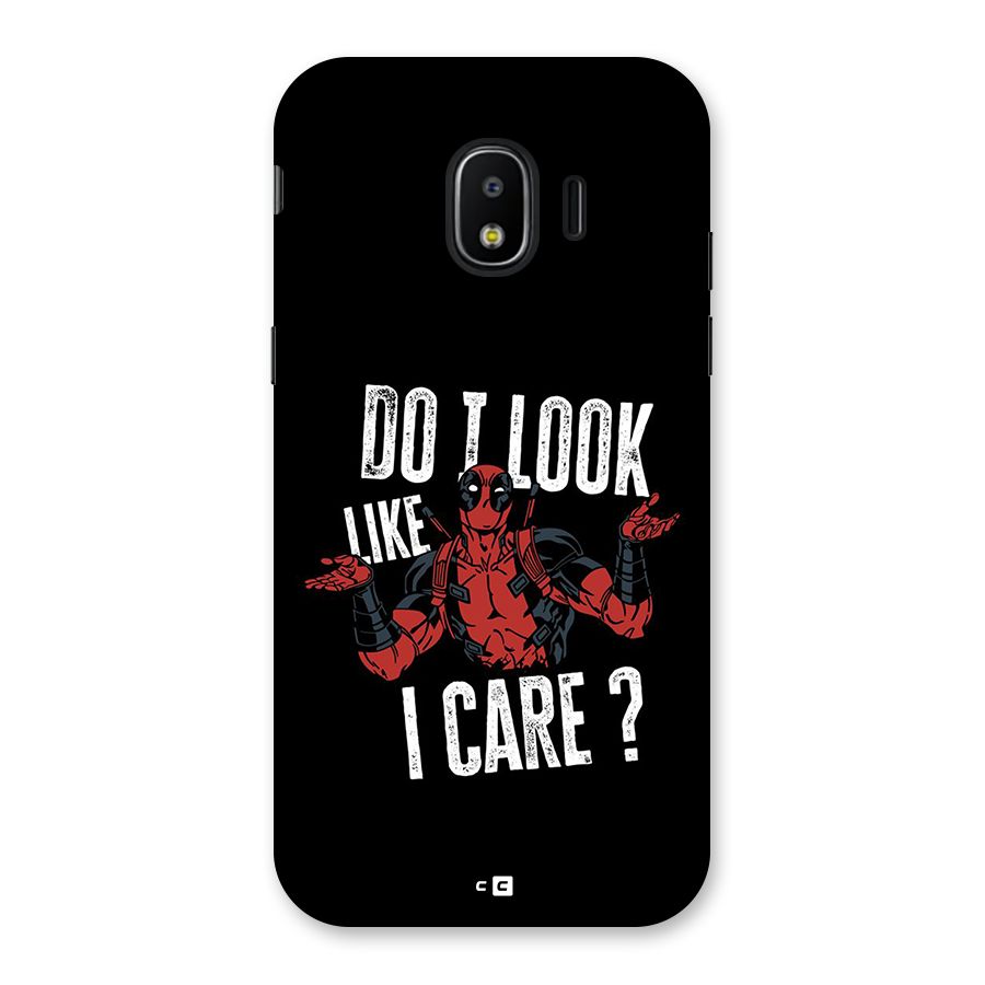 Do I Care Back Case for Galaxy J2 Pro 2018
