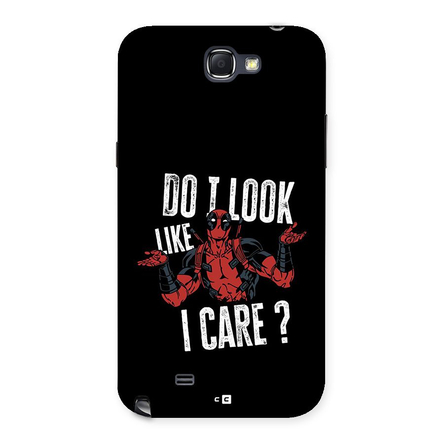 Do I Care Back Case for Galaxy Note 2