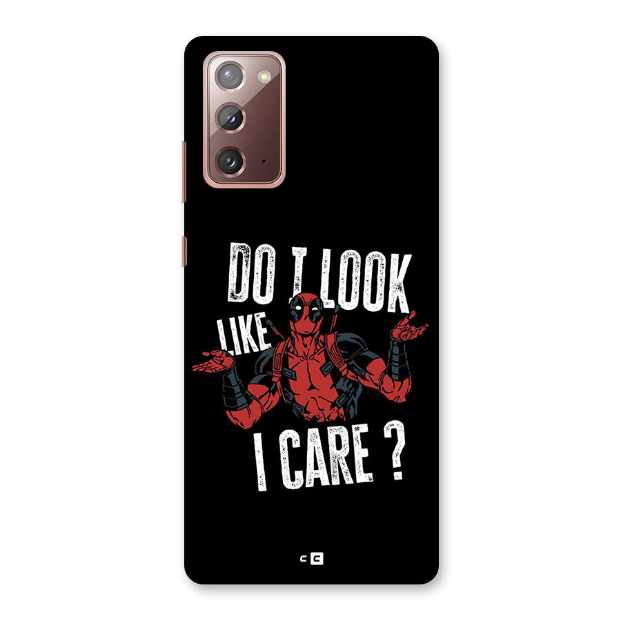 Do I Care Back Case for Galaxy Note 20