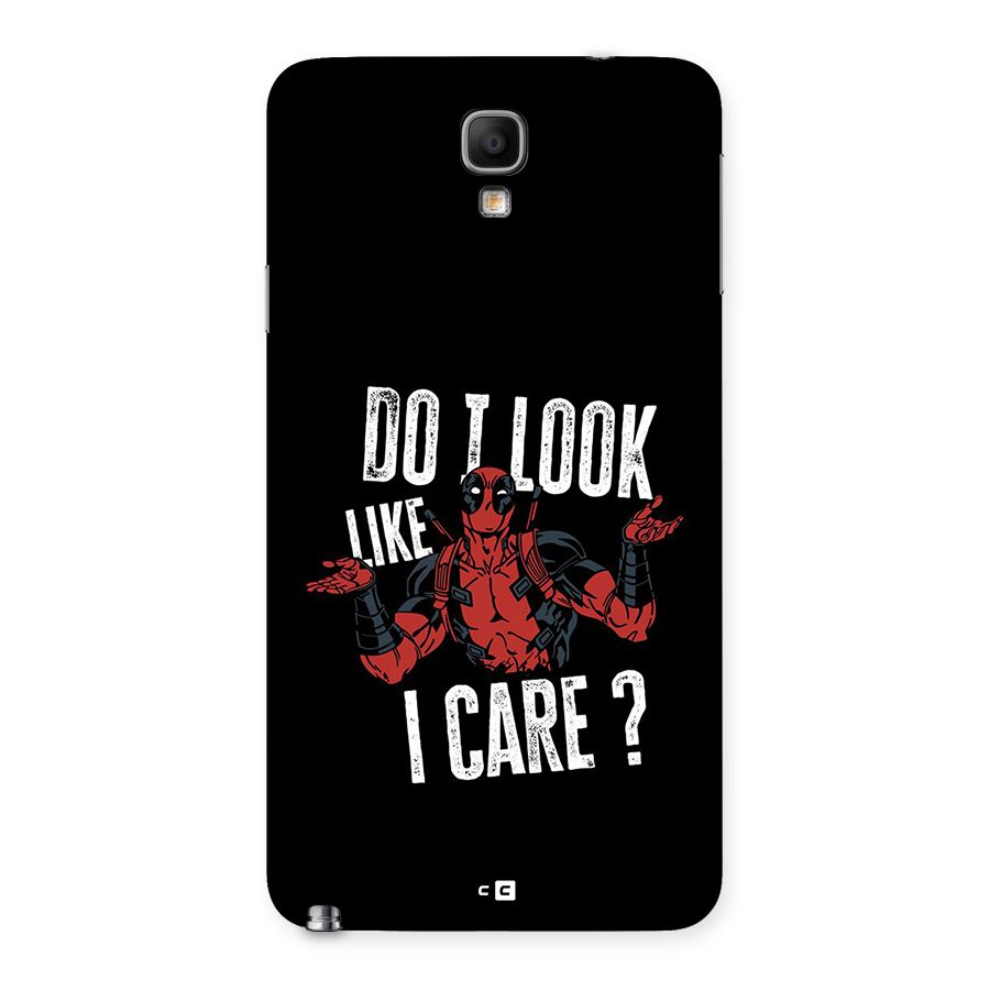 Do I Care Back Case for Galaxy Note 3 Neo