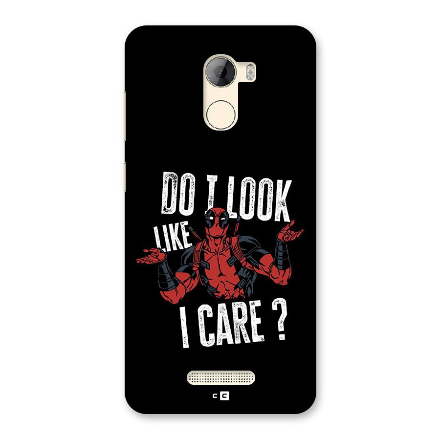 Do I Care Back Case for Gionee A1 LIte