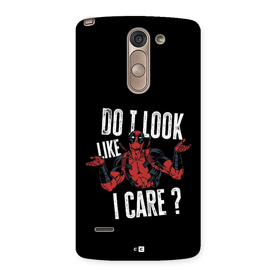 Do I Care Back Case for LG G3 Stylus
