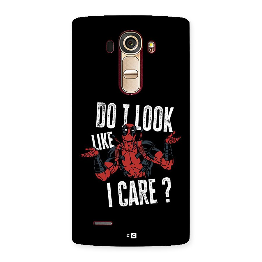 Do I Care Back Case for LG G4