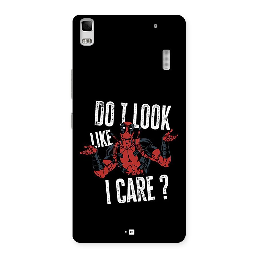 Do I Care Back Case for Lenovo K3 Note
