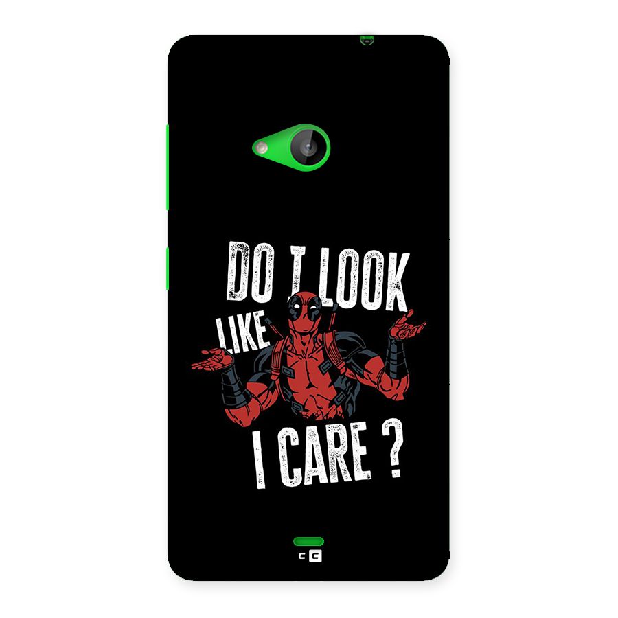 Do I Care Back Case for Lumia 535