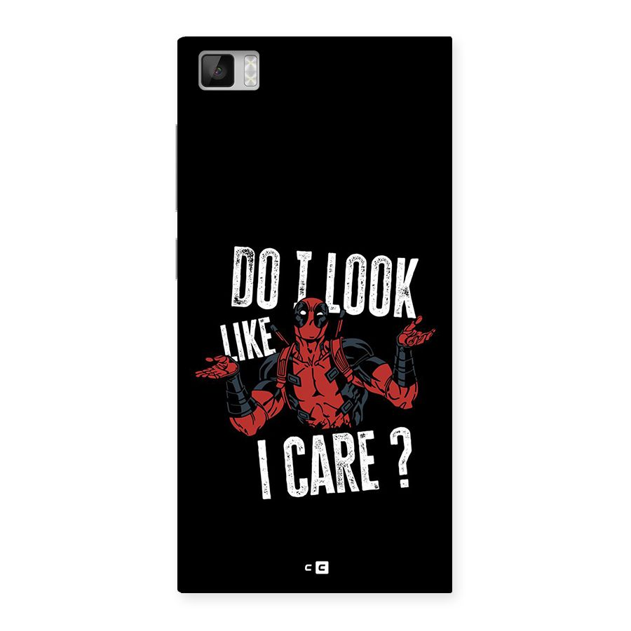 Do I Care Back Case for Mi3