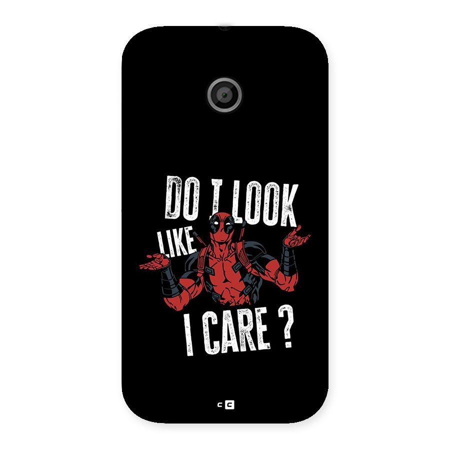 Do I Care Back Case for Moto E