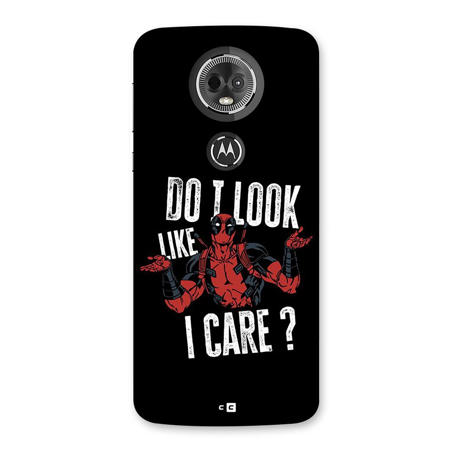 Do I Care Back Case for Moto E5 Plus