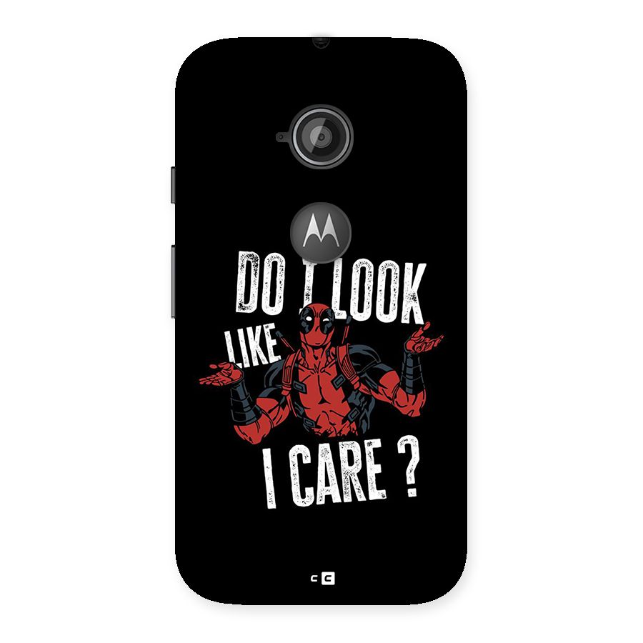 Do I Care Back Case for Moto E 2nd Gen