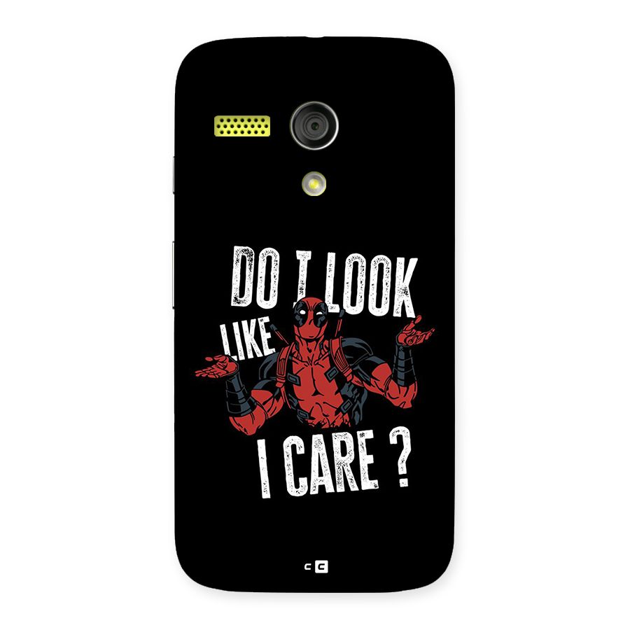 Do I Care Back Case for Moto G
