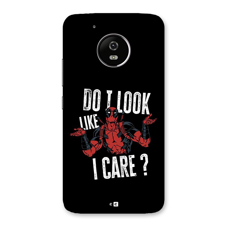 Do I Care Back Case for Moto G5