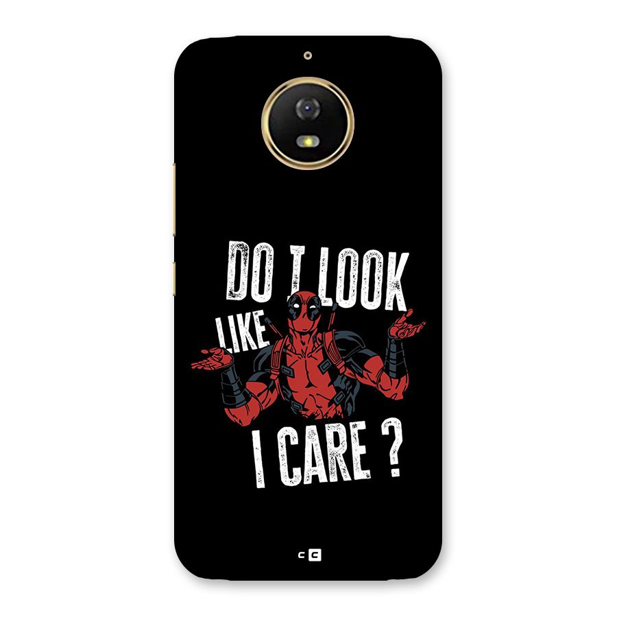 Do I Care Back Case for Moto G5s