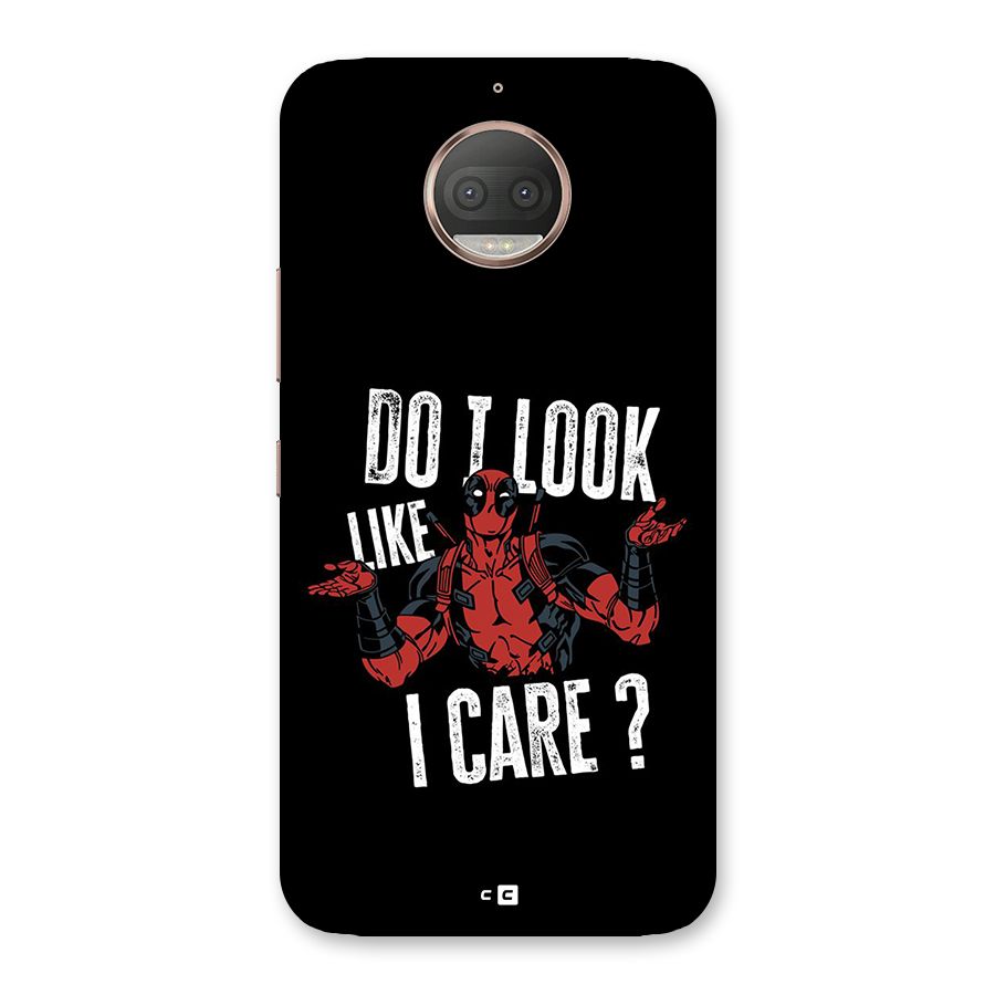 Do I Care Back Case for Moto G5s Plus