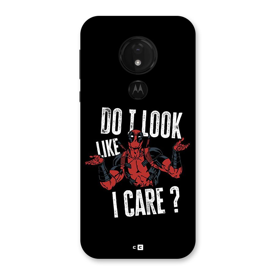 Do I Care Back Case for Moto G7 Power