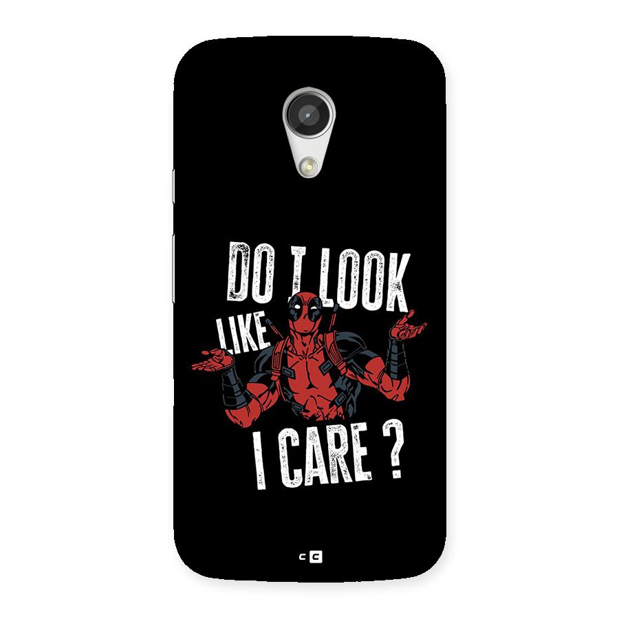 Do I Care Back Case for Moto G 2nd Gen