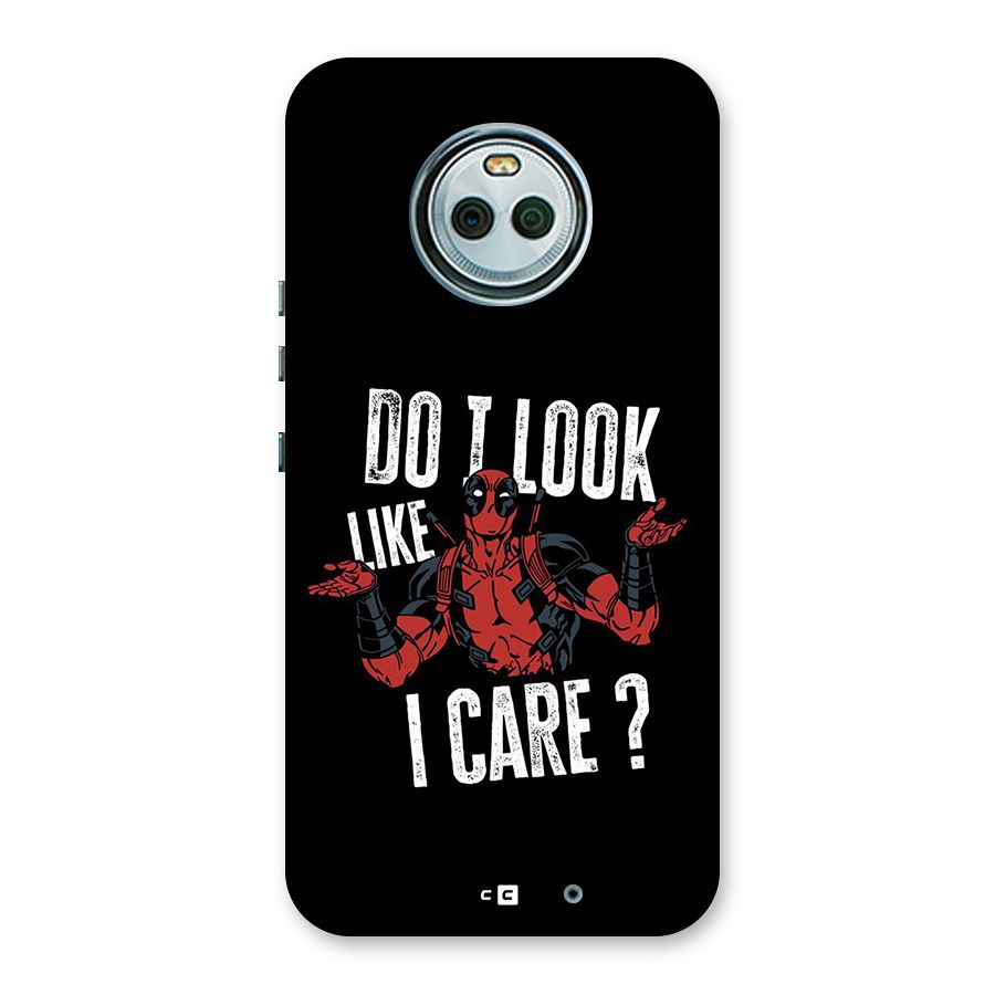Do I Care Back Case for Moto X4