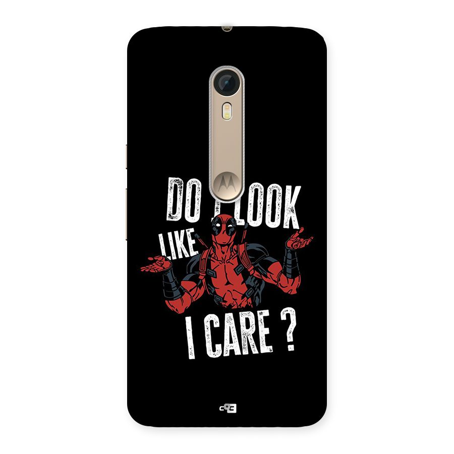 Do I Care Back Case for Moto X Style