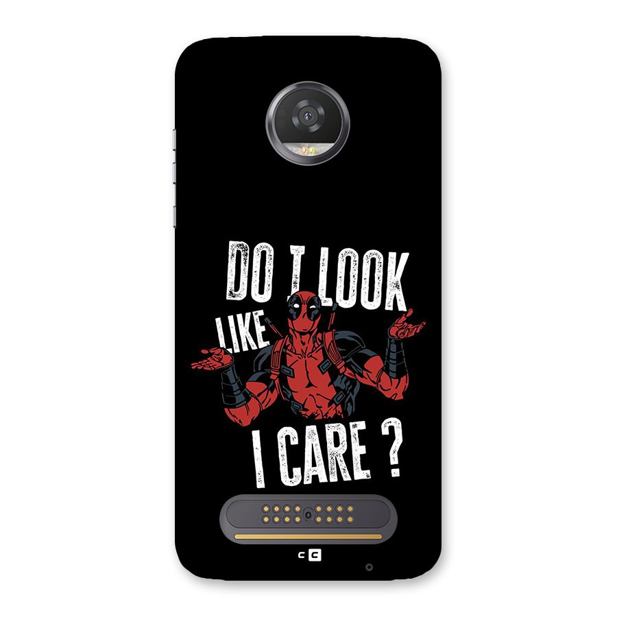 Do I Care Back Case for Moto Z2 Play