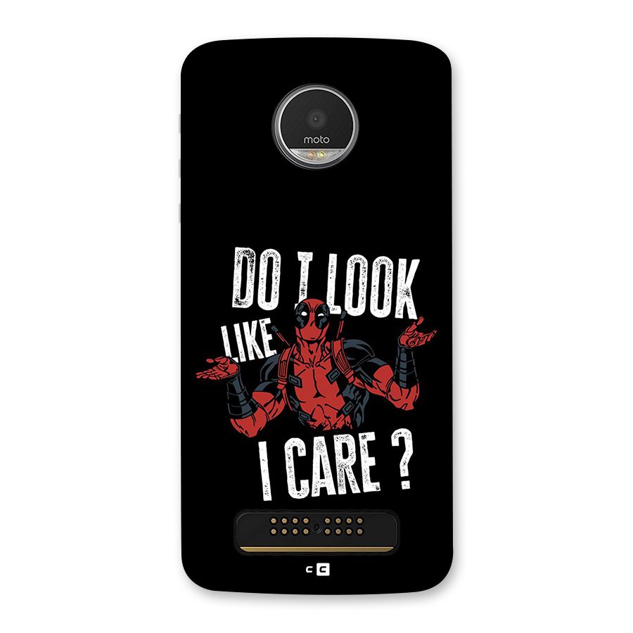 Do I Care Back Case for Moto Z Play
