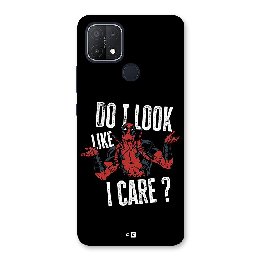 Do I Care Back Case for Oppo A15