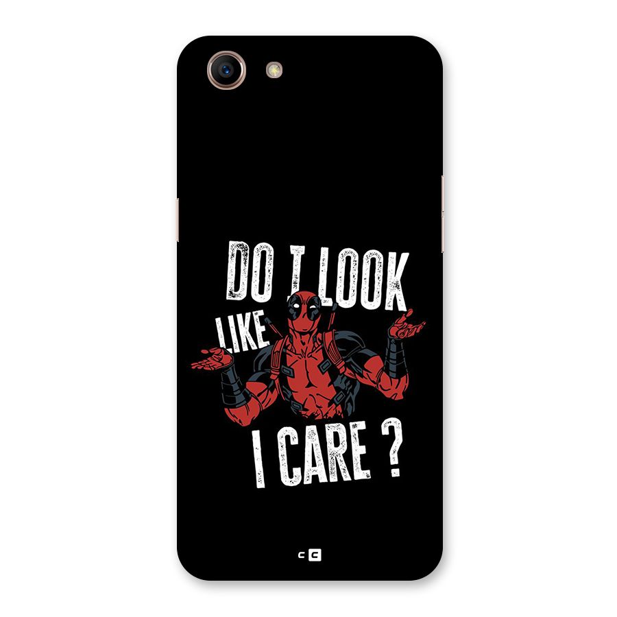 Do I Care Back Case for Oppo A83 (2018)