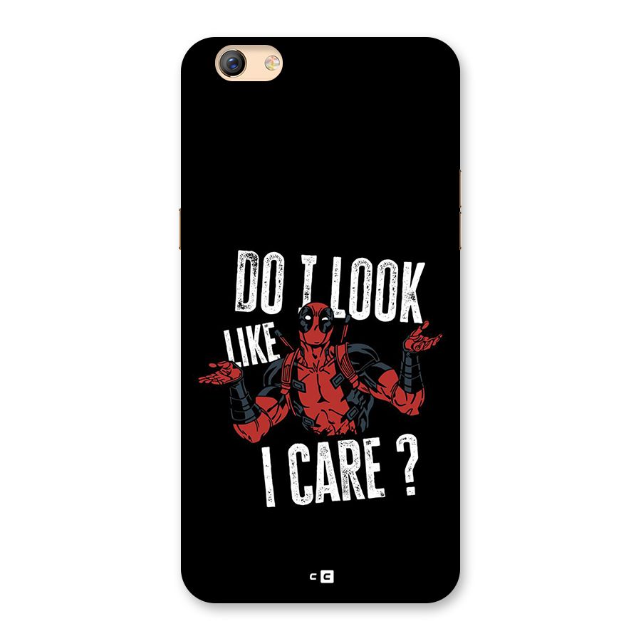 Do I Care Back Case for Oppo F3 Plus