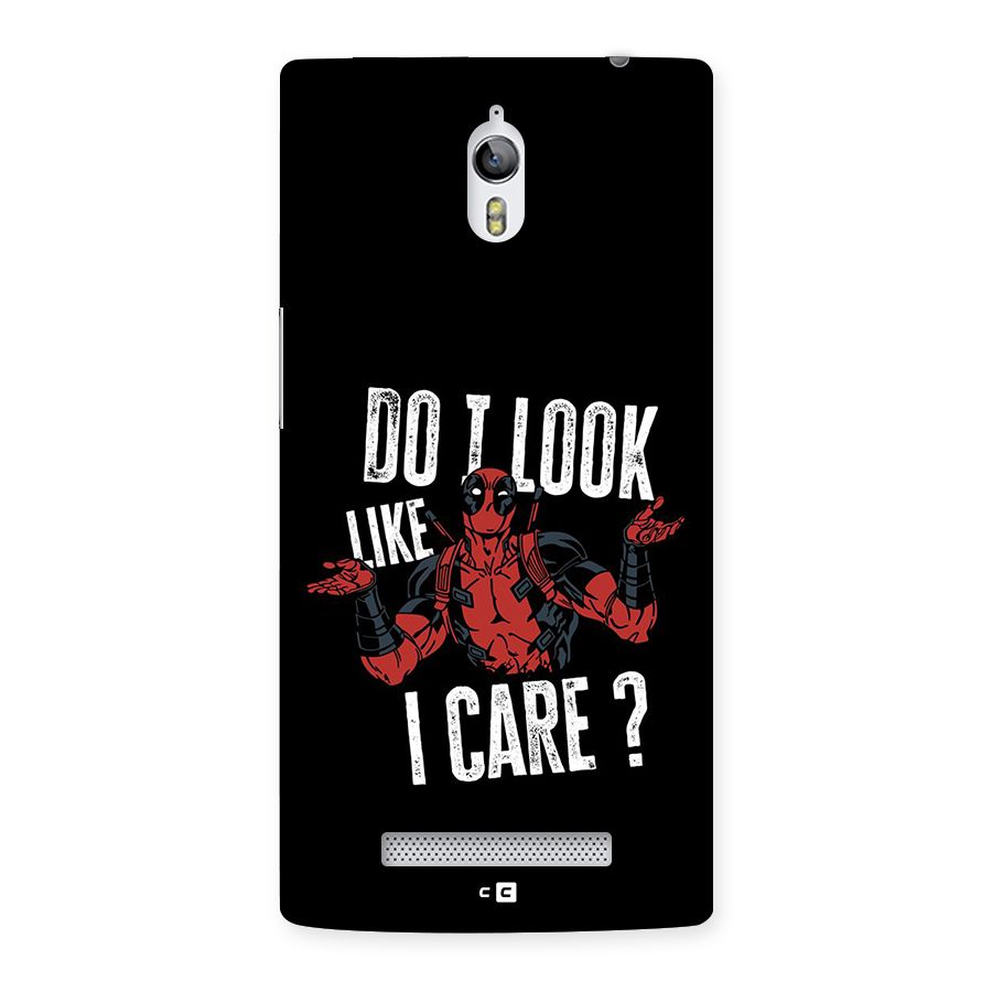 Do I Care Back Case for Oppo Find 7
