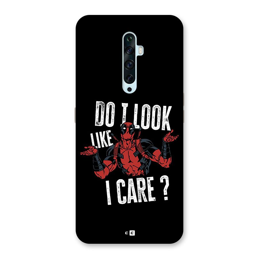 Do I Care Back Case for Oppo Reno2 F