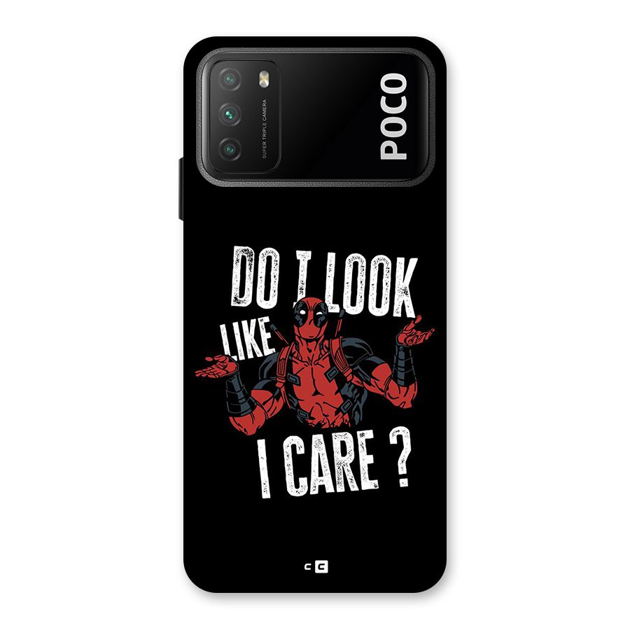 Do I Care Back Case for Poco M3