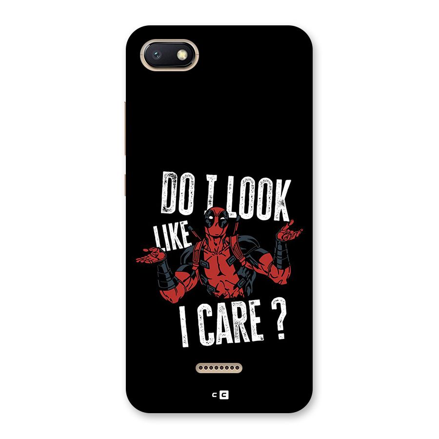 Do I Care Back Case for Redmi 6A