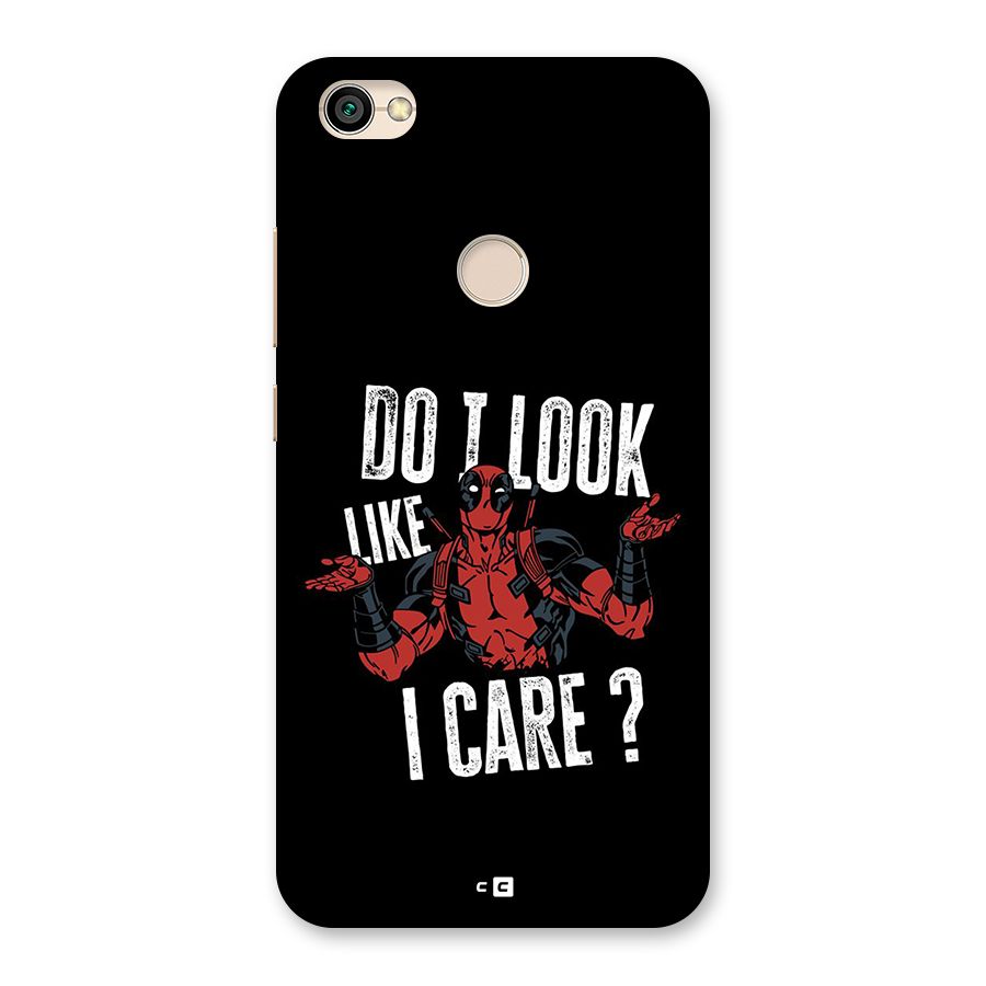 Do I Care Back Case for Redmi Y1 2017