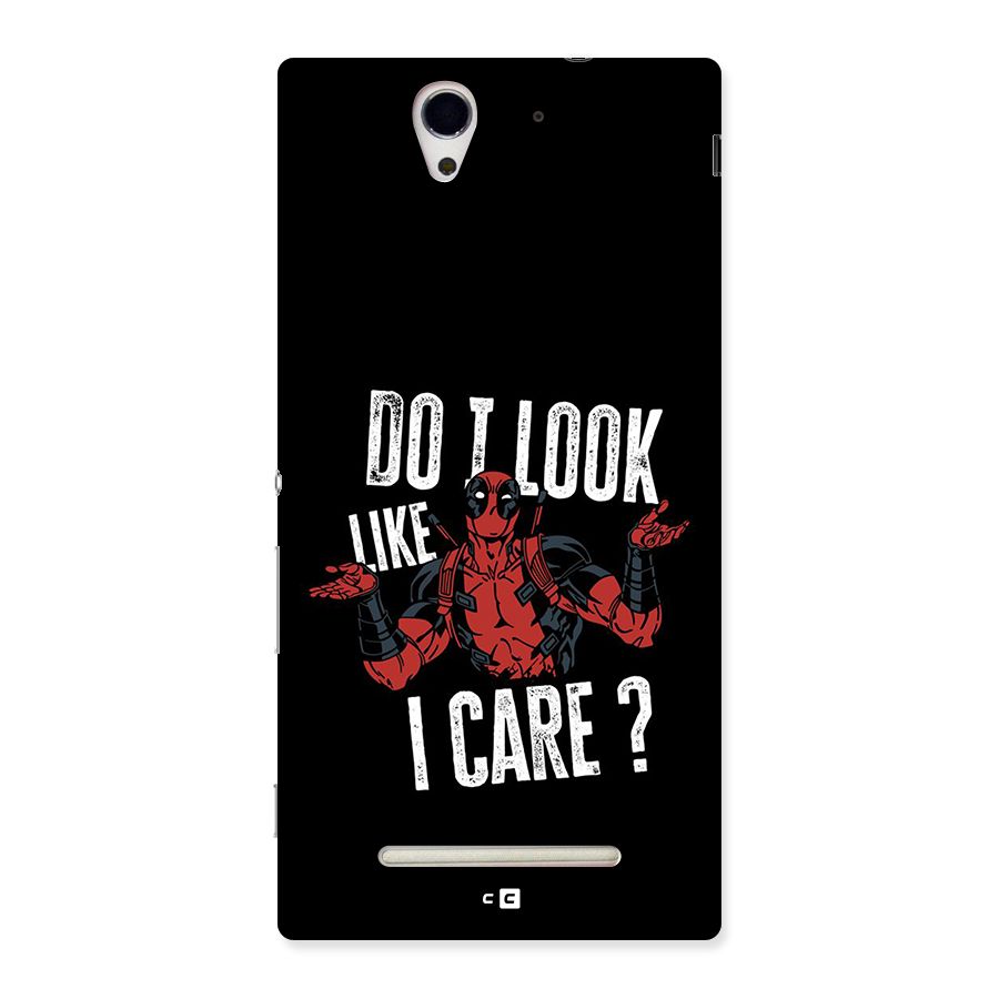 Do I Care Back Case for Xperia C3