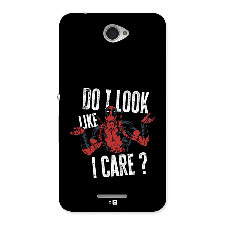 Do I Care Back Case for Xperia E4